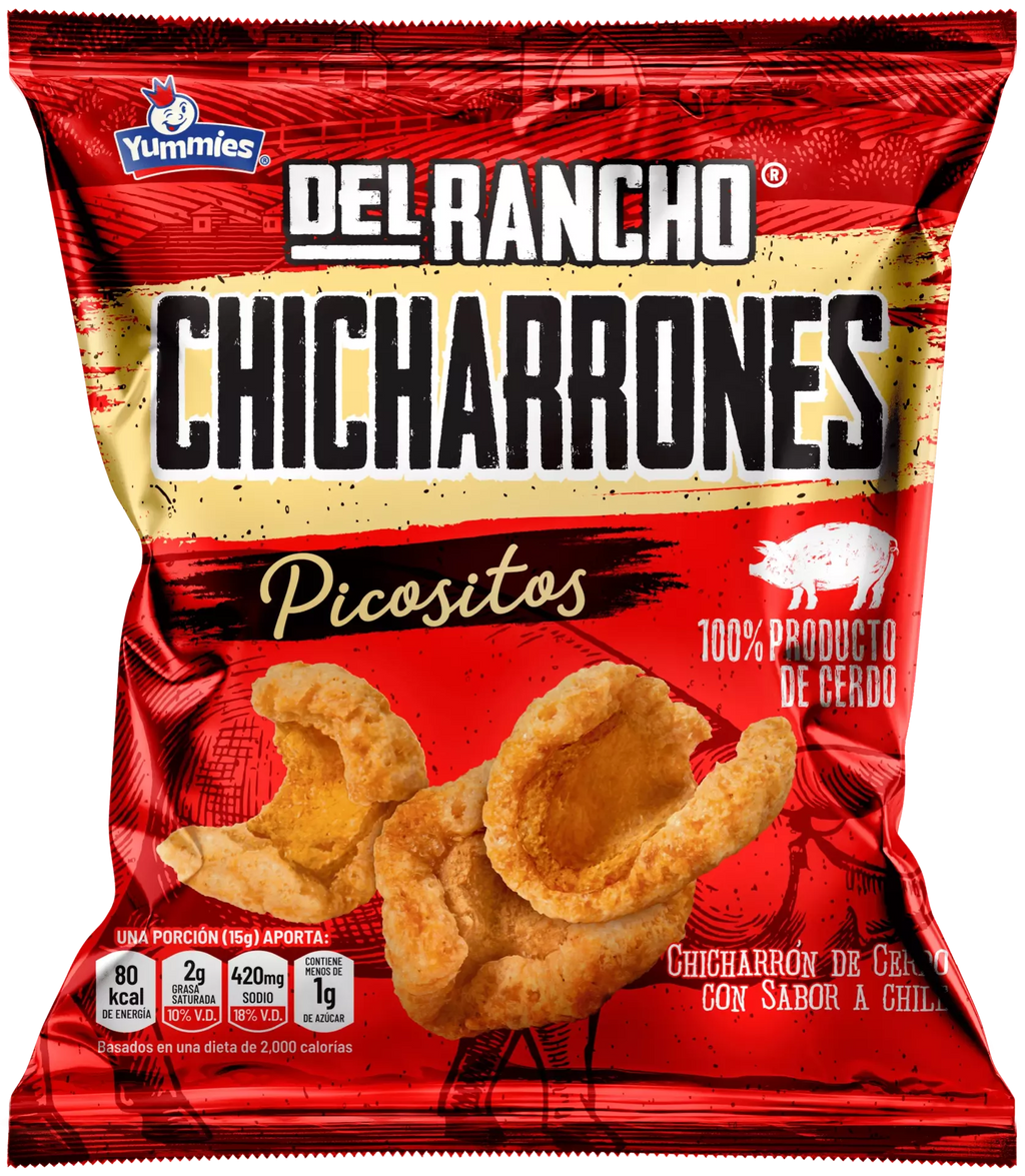 Del Rancho Chicharrones Picositos