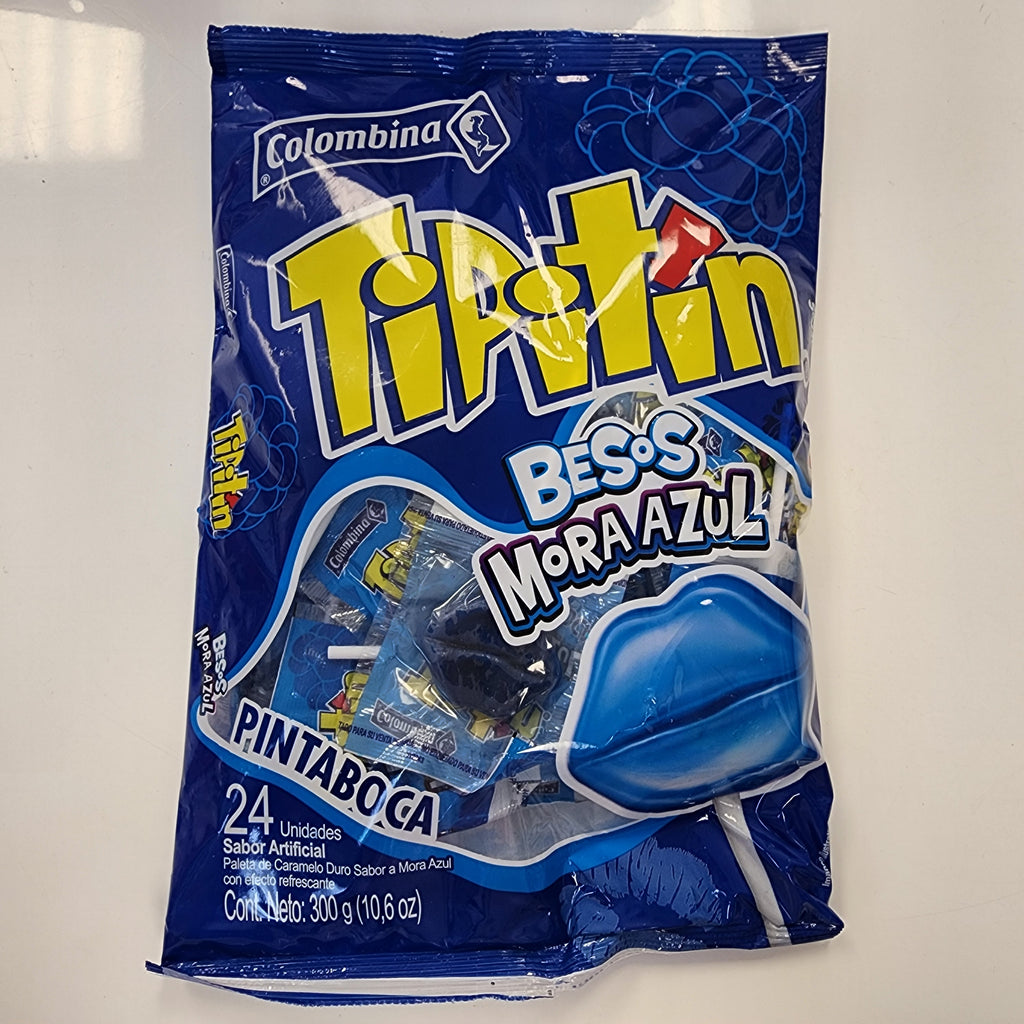 TIPITIN BESO MORA AZUL