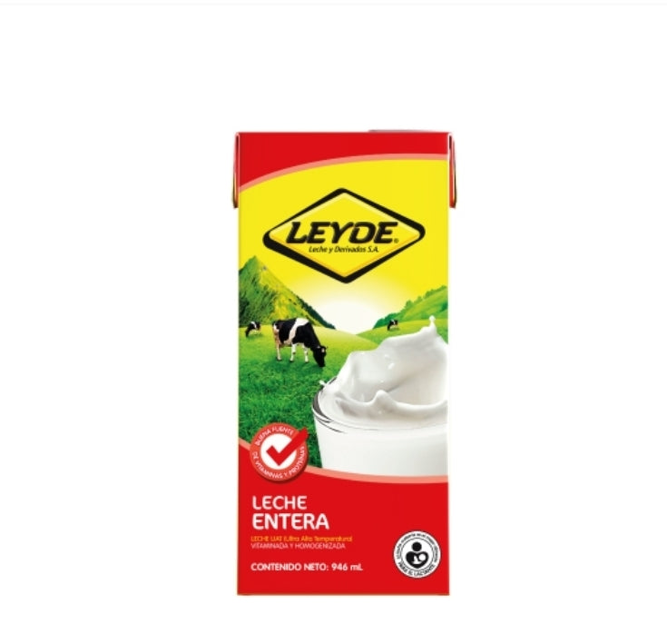 LECHE ENTERA TETRAPAK 946ml Hondureña